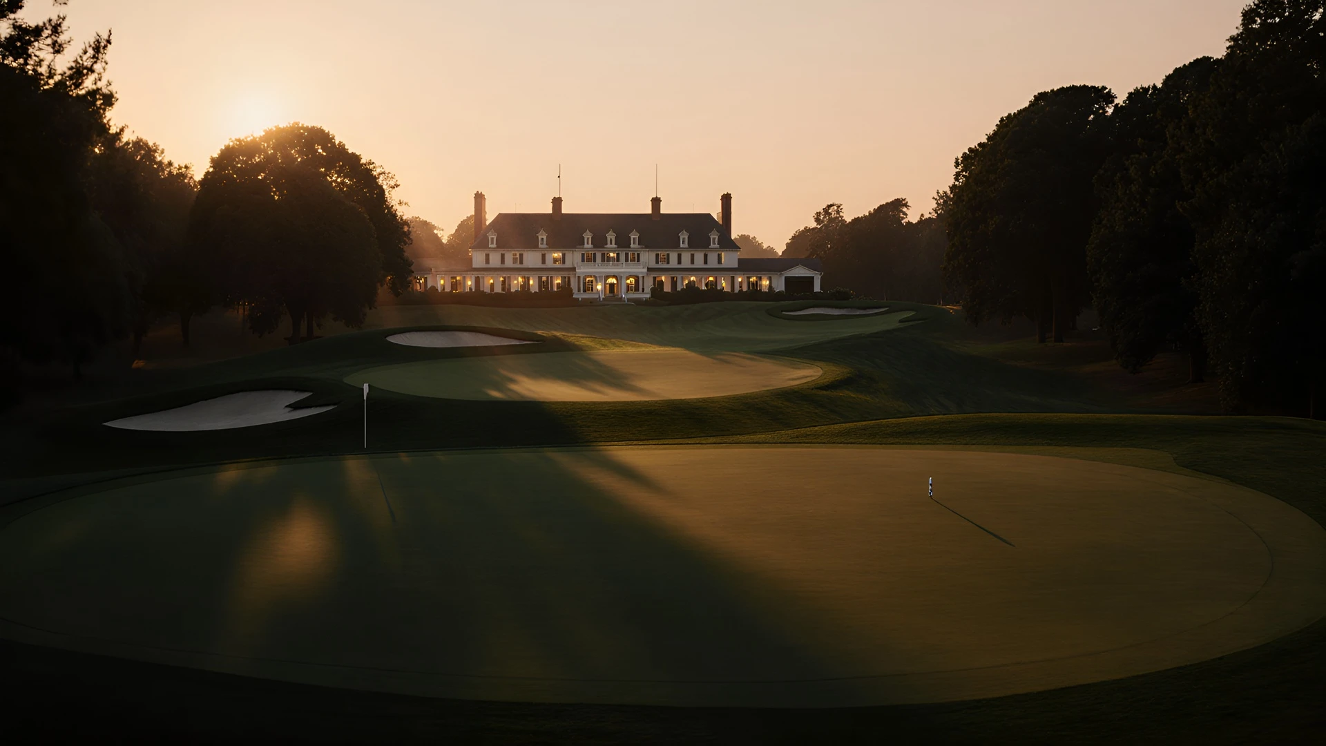 Golf course background