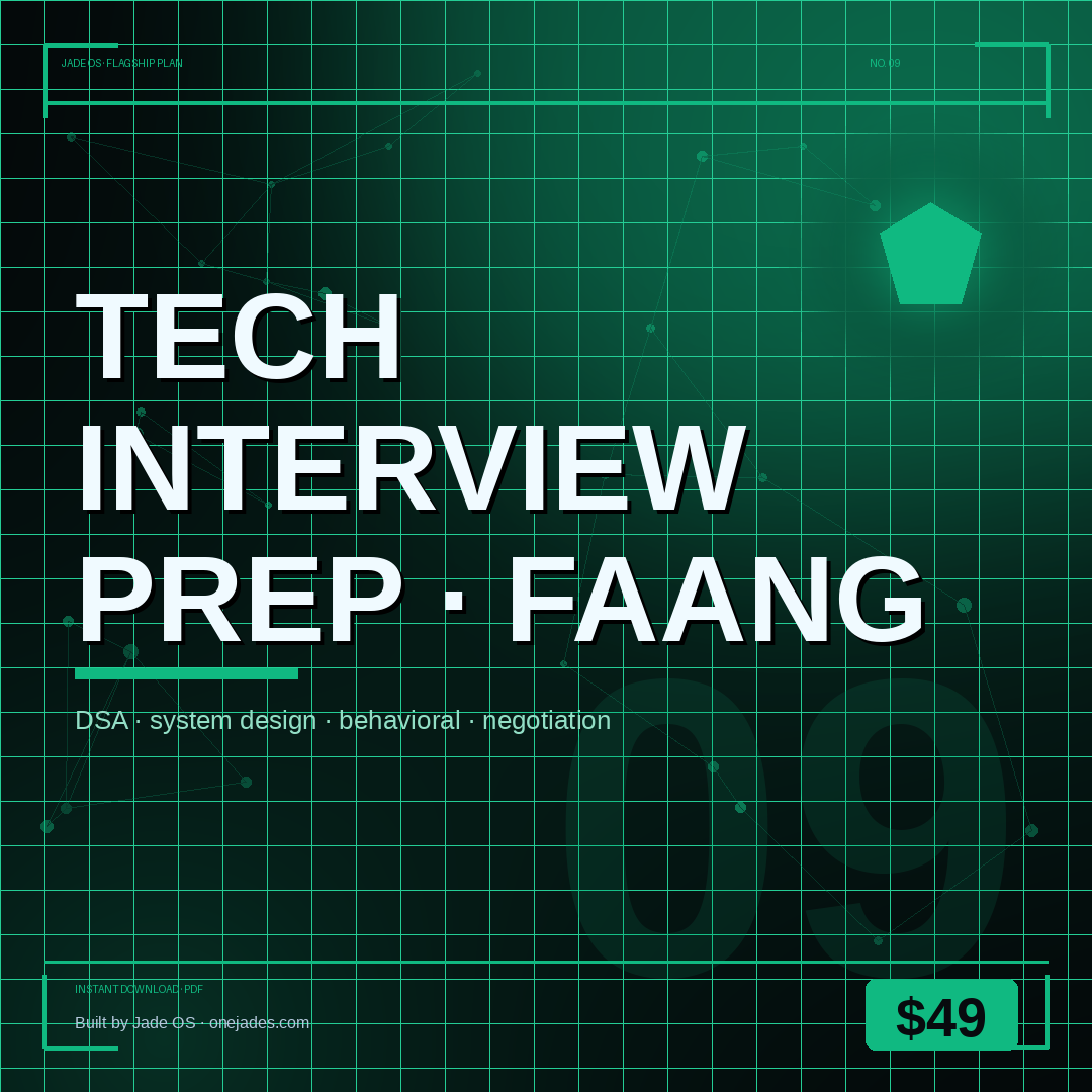 Tech Interview Prep · FAANG