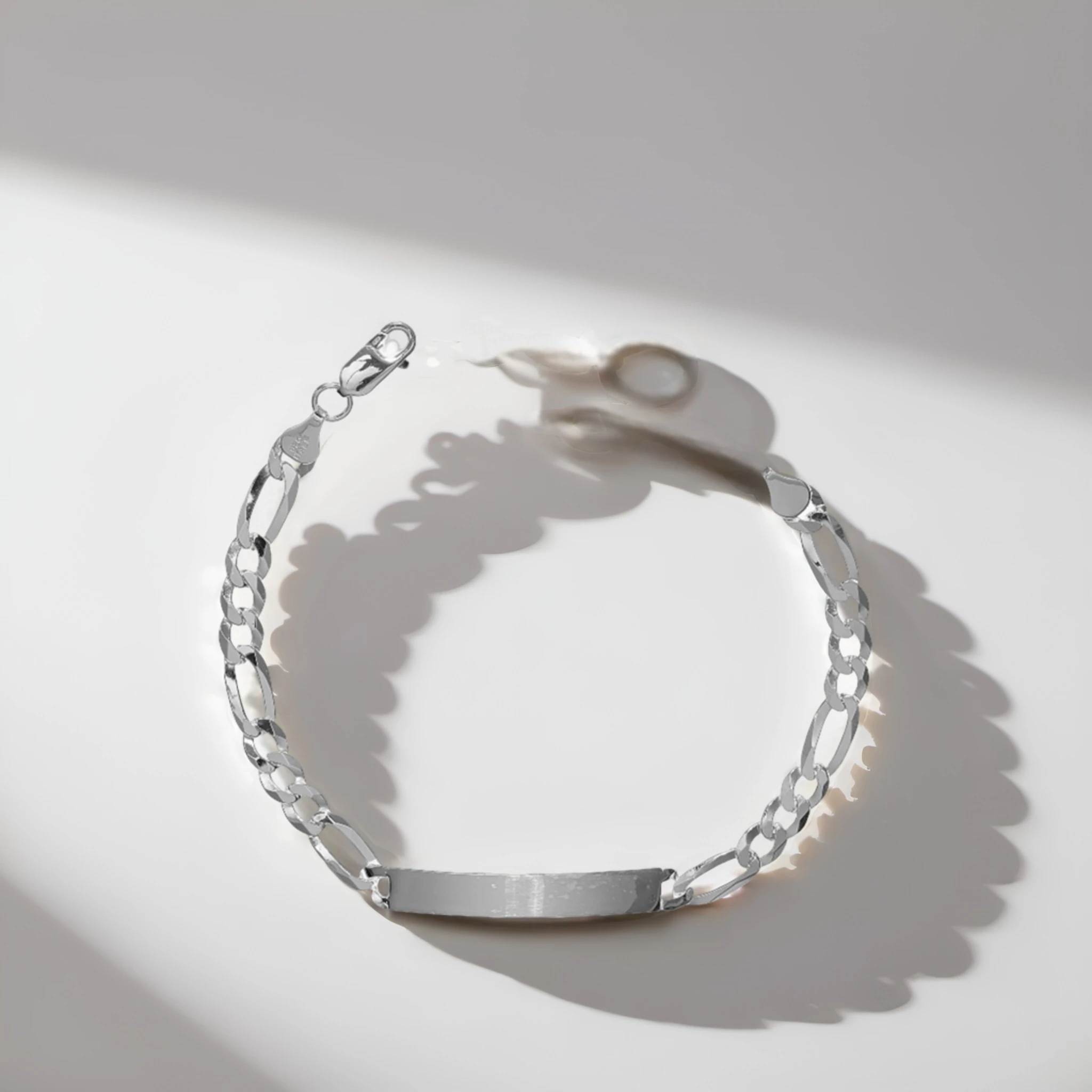 Pulsera de Cadena Plateada