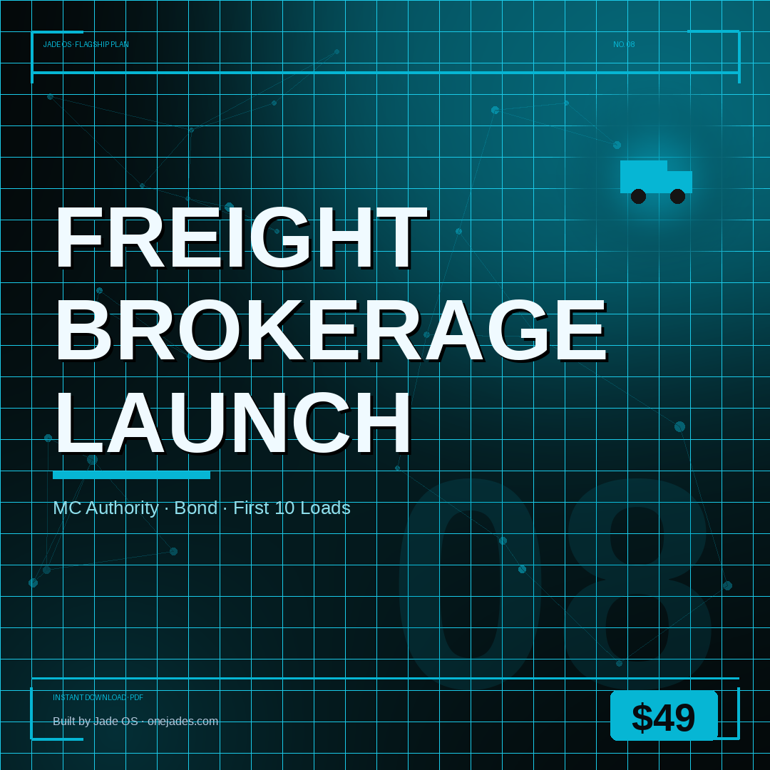 Freight Brokerage Business Launch Plan