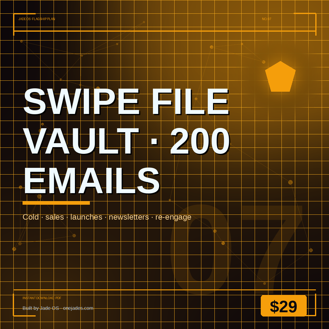 Swipe File Vault · 200 Emails