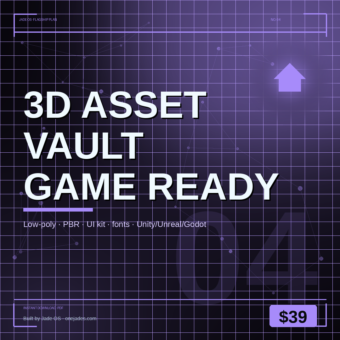 3D Asset Vault · Game-Ready