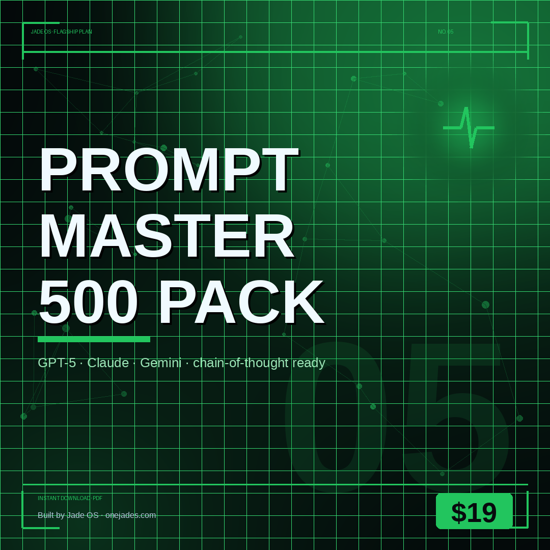 Prompt Master Pack · 500 Prompts