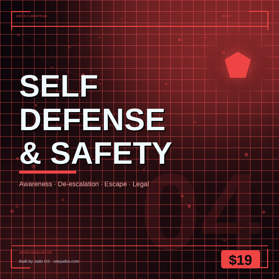 Self-Defense & Personal Safety Plan