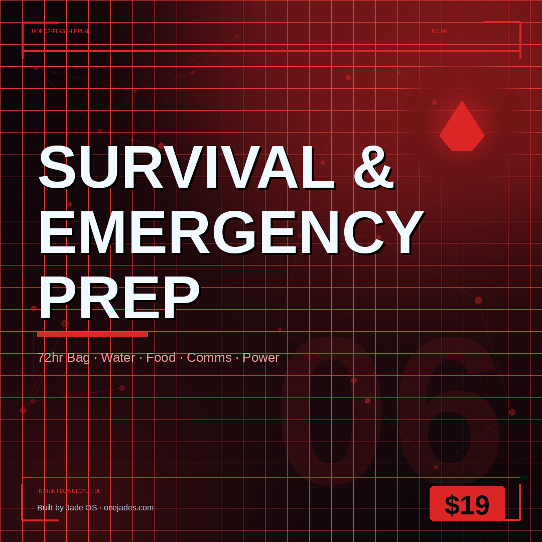 Survival & Emergency Preparedness Plan