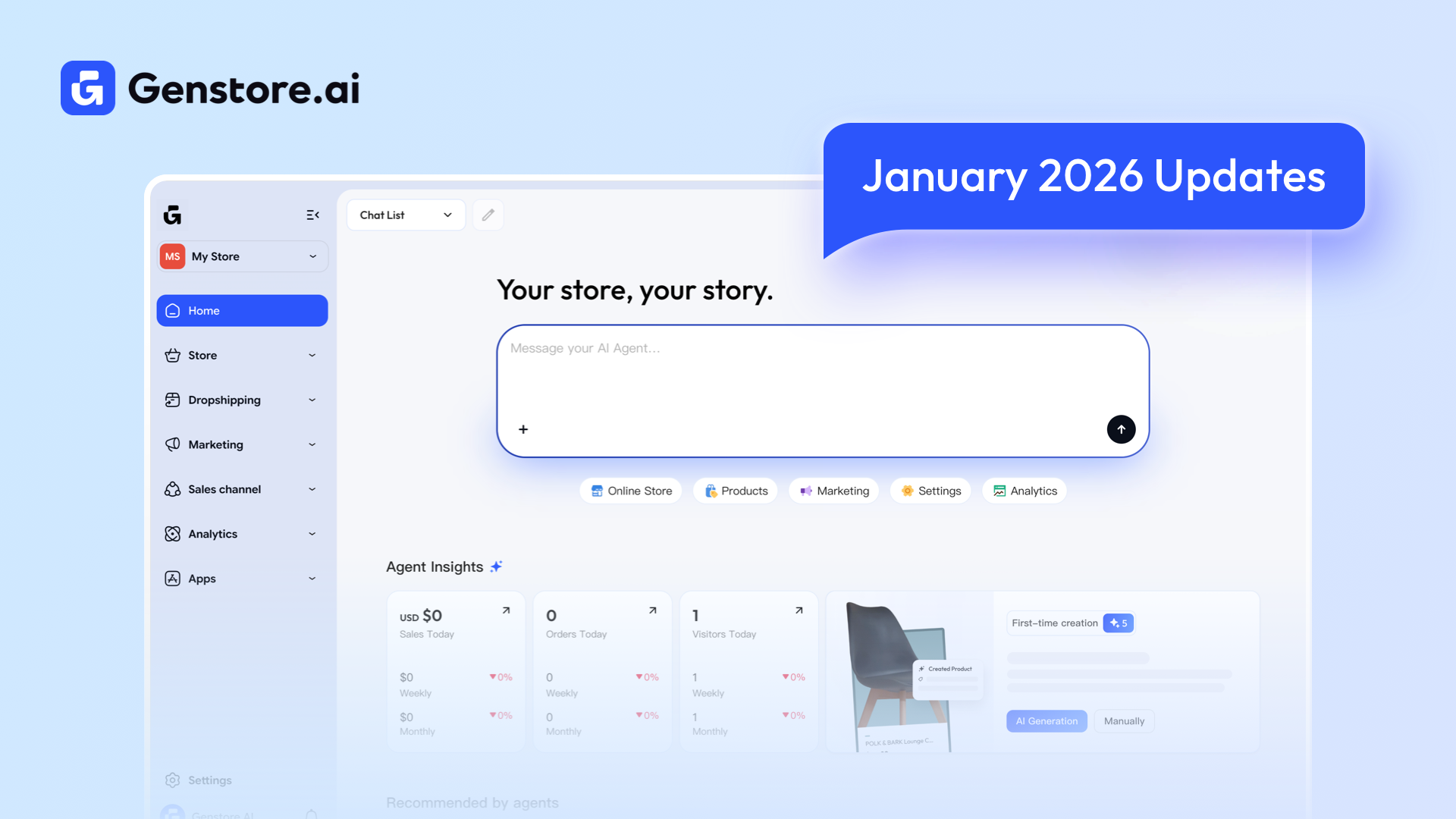 A Big Milestone for Genstore: Smarter AI Workflows for Merchants