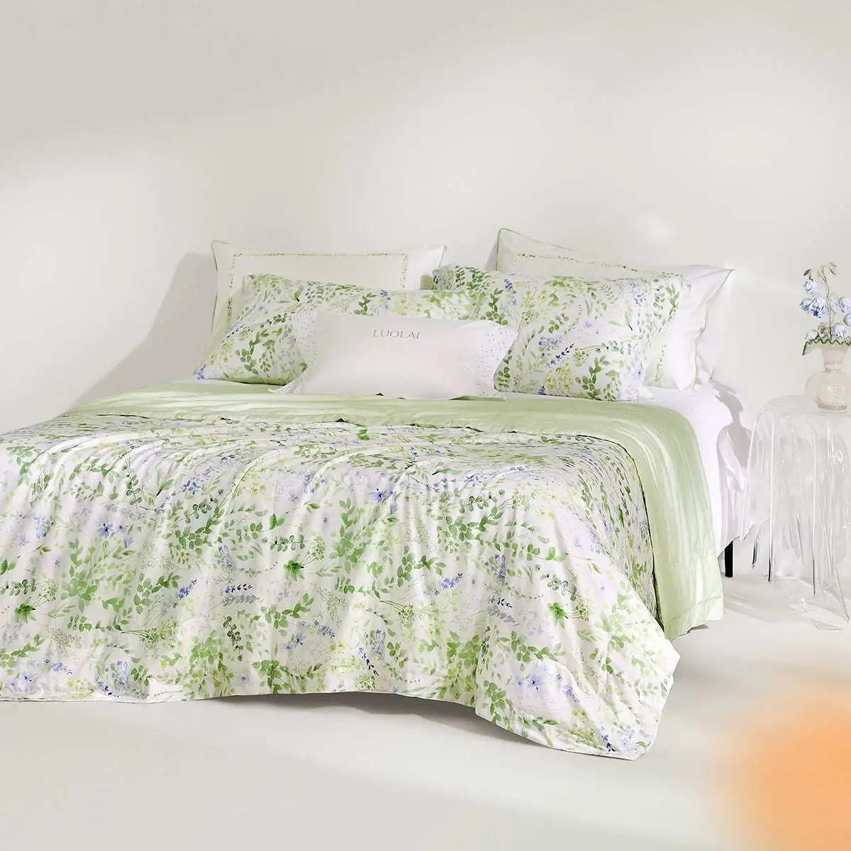 Silk·Lyocell Cotton & Silk Washed Summer Quilt