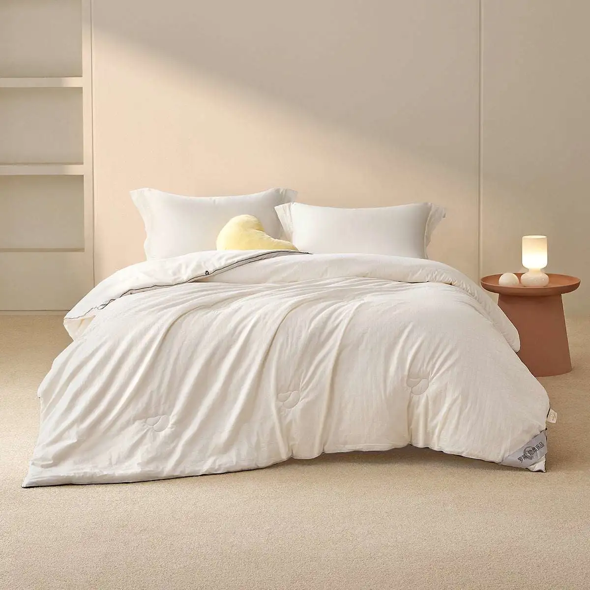 Class A 100% Cotton Jacquard Soy Antibacterial Quilt
