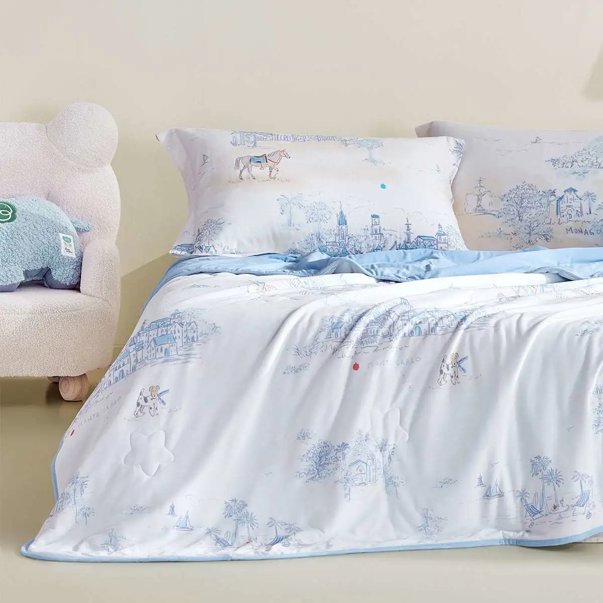 NakedFeel™ Knitted IceSkin Quilt (Garden Bunny Edition)