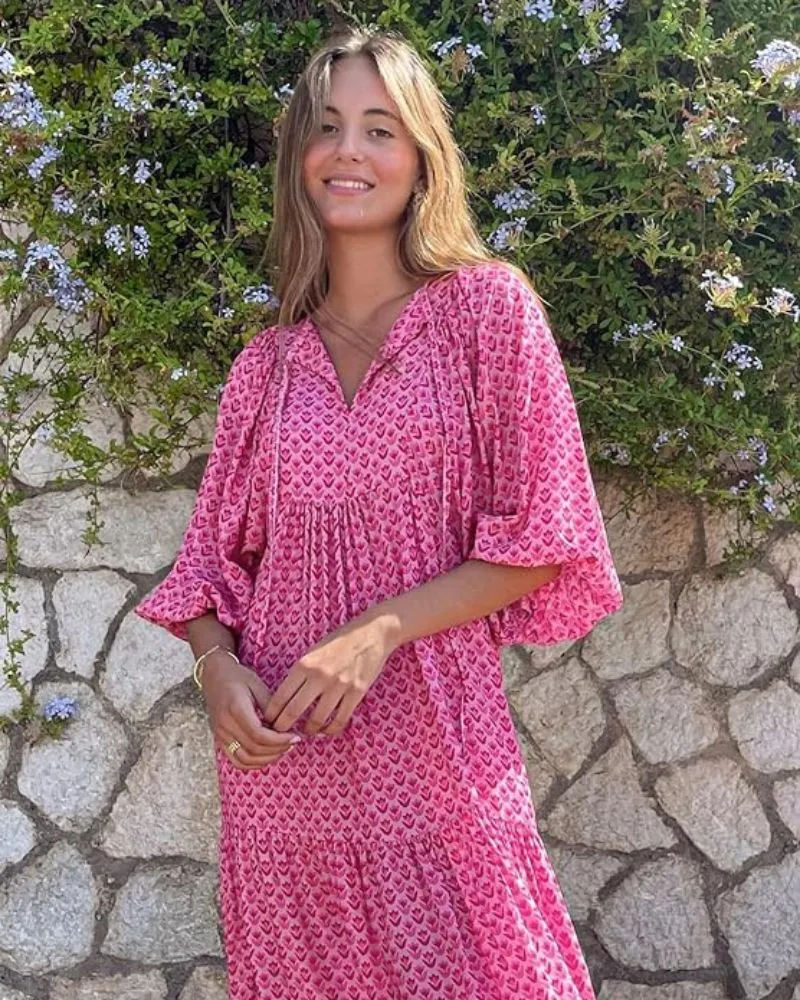 COMFORTABLE AND TRENDY LONG DRESS