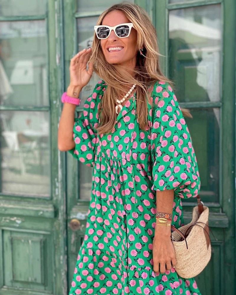 COMFORTABLE AND TRENDY LONG DRESS