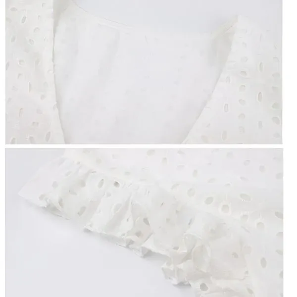 Loose lace summer dress