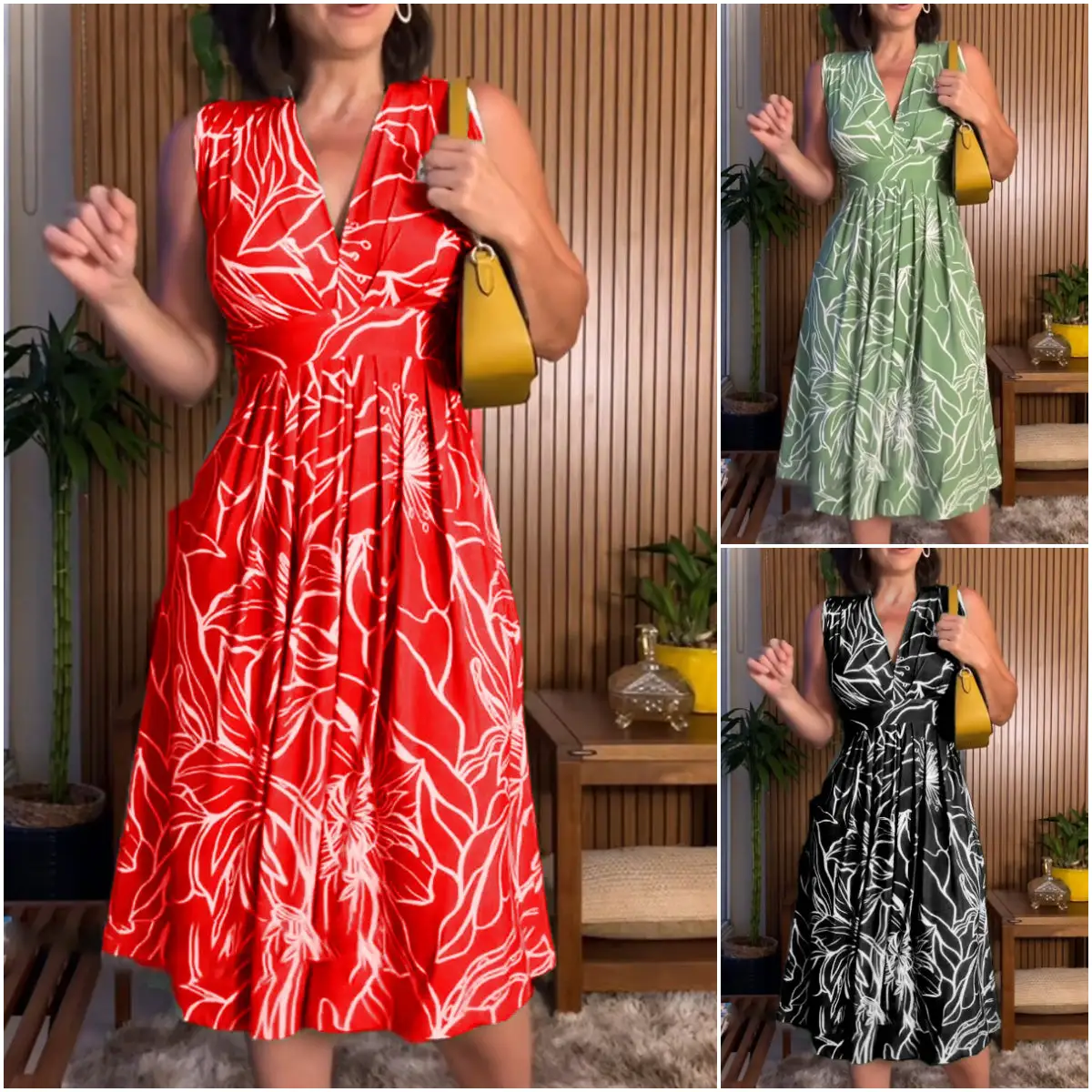 2025 V-Neck Dresses