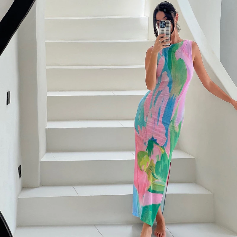 Pastel Maxi Dress