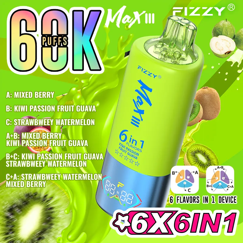 Fizzy-Max-60000-60K-Puff-6-In-1-Vape-With-Smart-Led-Screen-Long-Lasting-Vape-Wholesale-Kiwi-Passion-Fruit-Guava-Vape.webp
