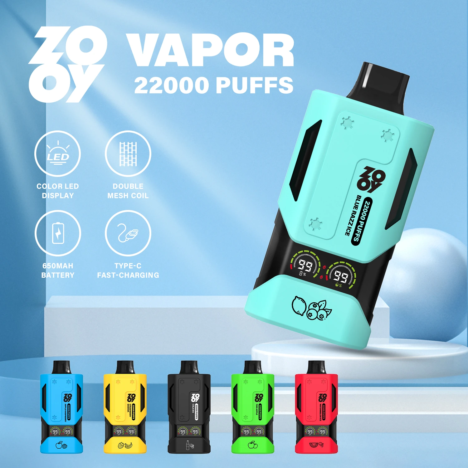 ZOOY-Vapor-22000-Puffs-Disposable-Vape-Adjustable-Dual-Mesh-Coils-Vape-with-Screen4.webp