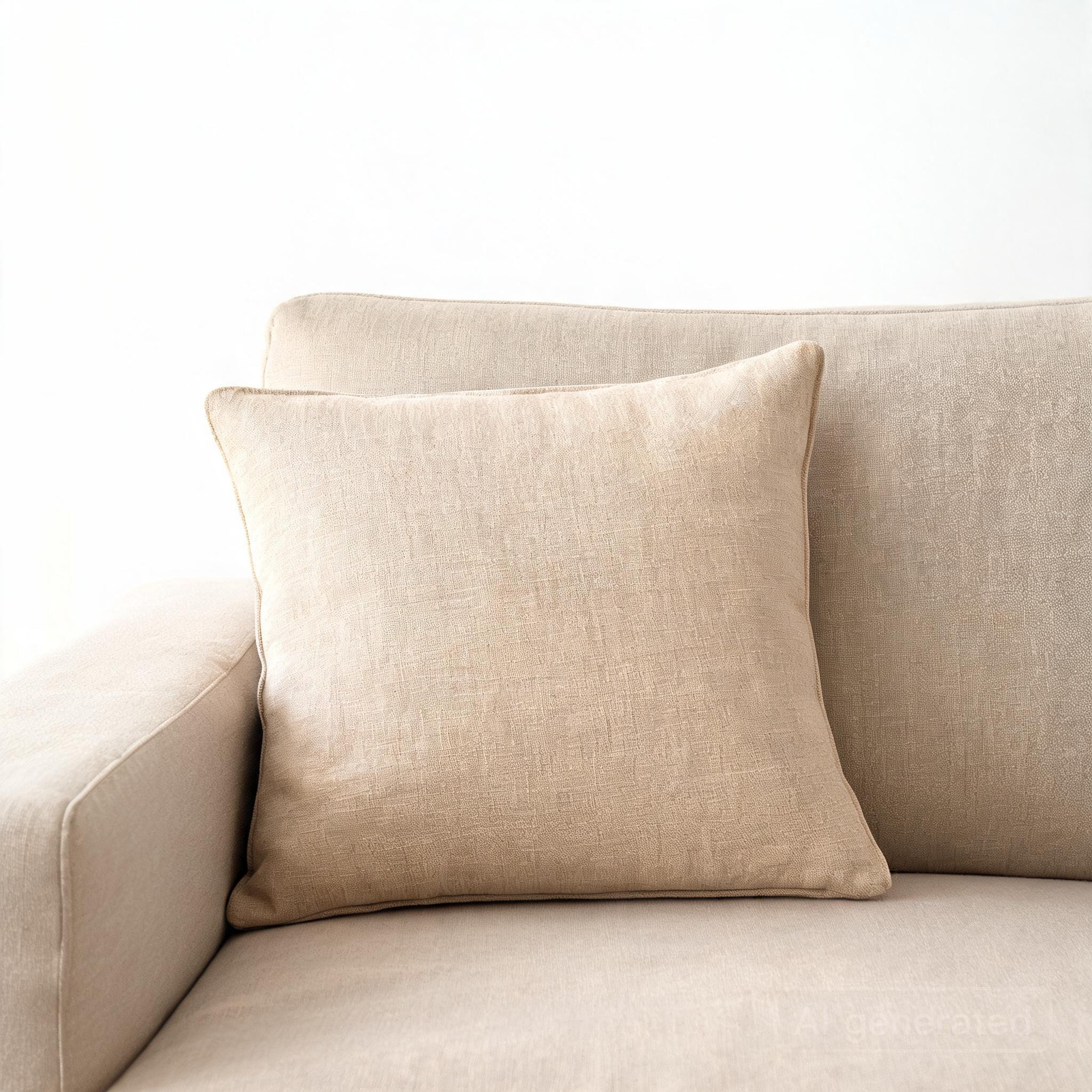 Linen Throw Pillow Cover