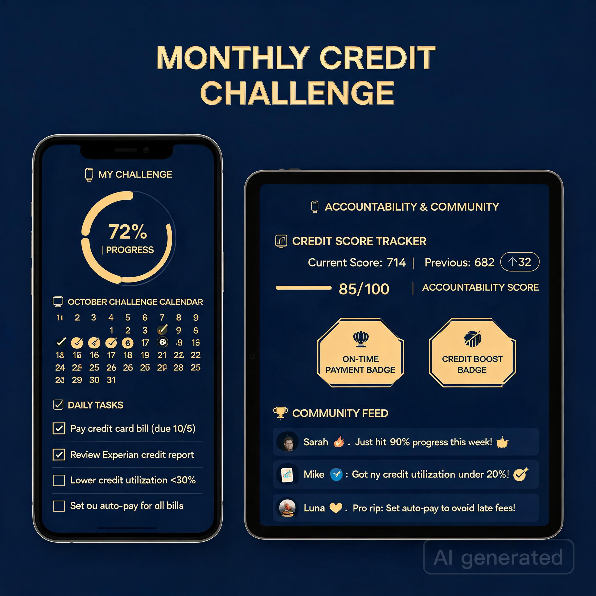 Monthly Credit Challenge