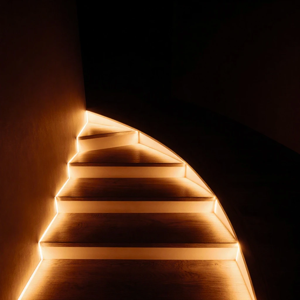 LumiHome atmospheric LED lighting scene