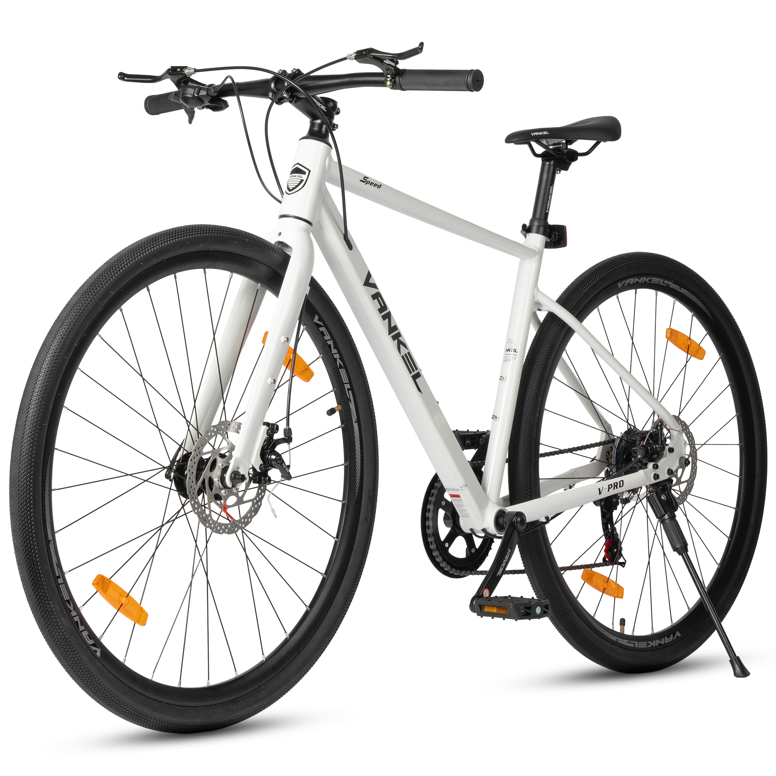VANKEL VK03 28-Zoll-Fitnessbike, Weiß
