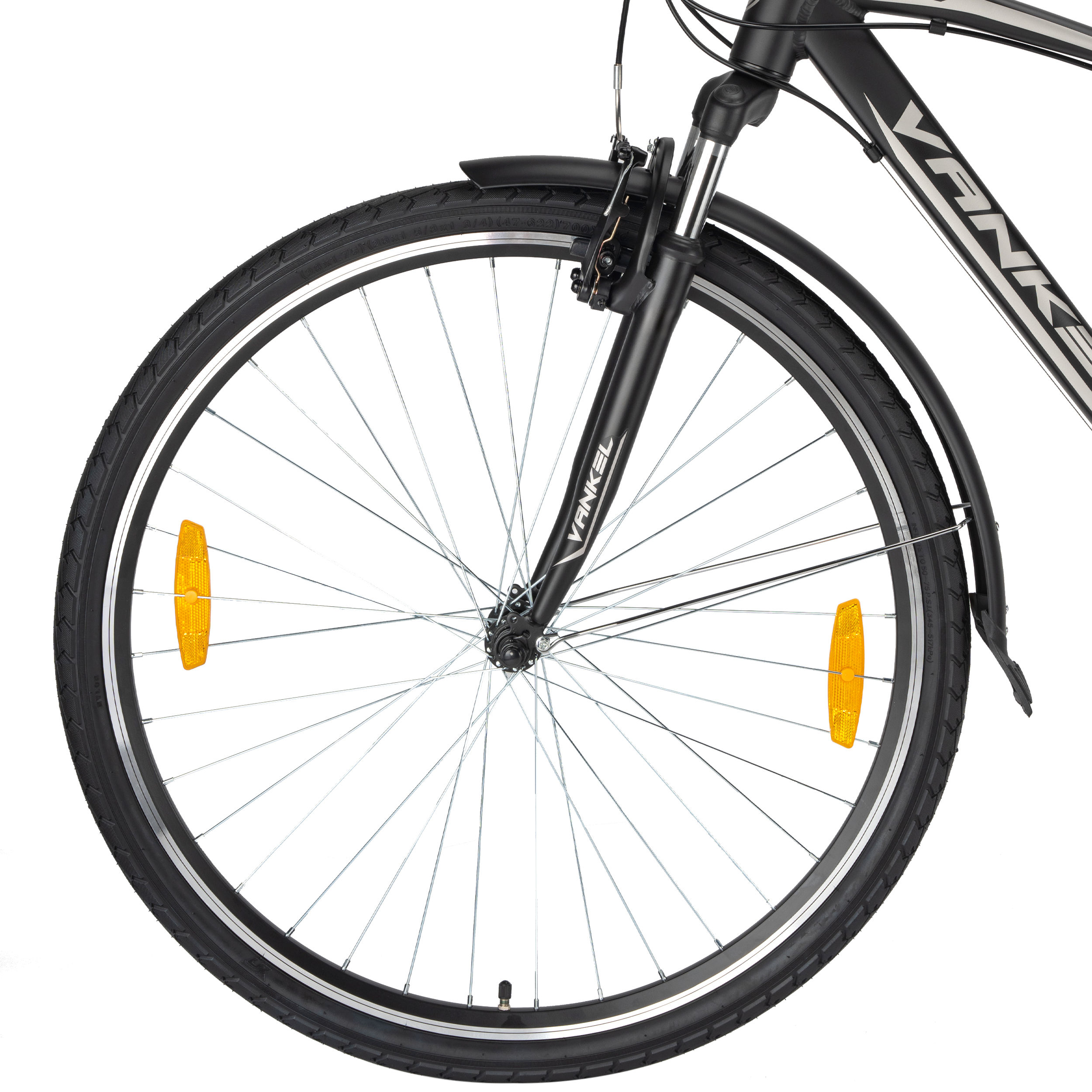 VANKEL Trekkingrad 28 Zoll Schwarz