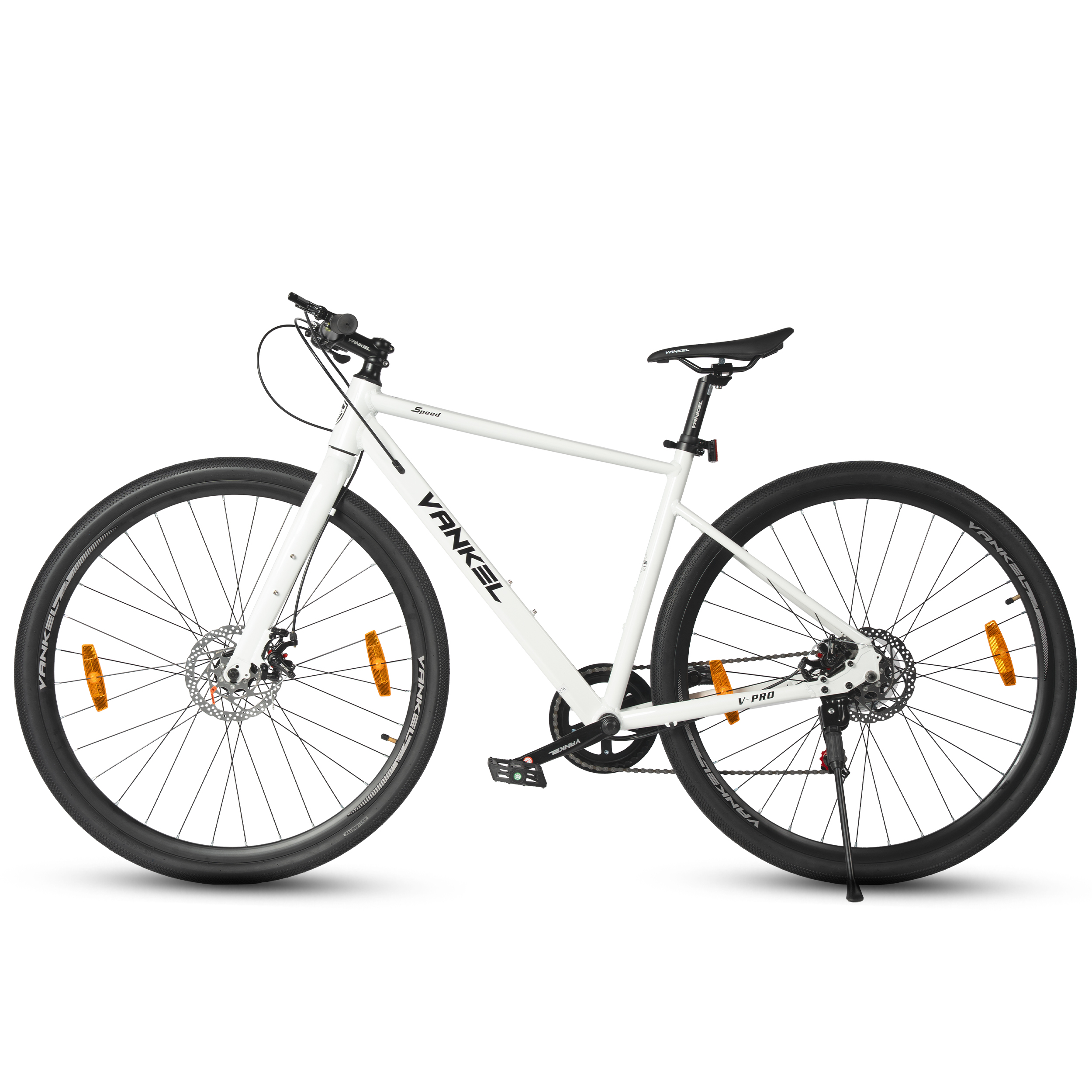 VANKEL VK03 28-Zoll-Fitnessbike, Weiß, Ansicht 2