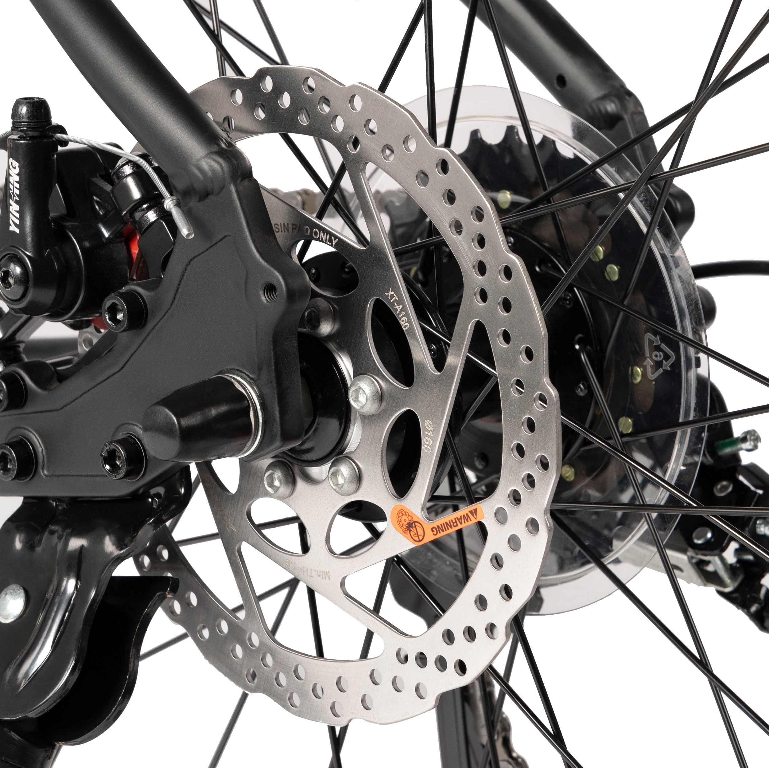 VANKEL VK03 28-Zoll-Fitnessbike, Schwarz, Ansicht 3