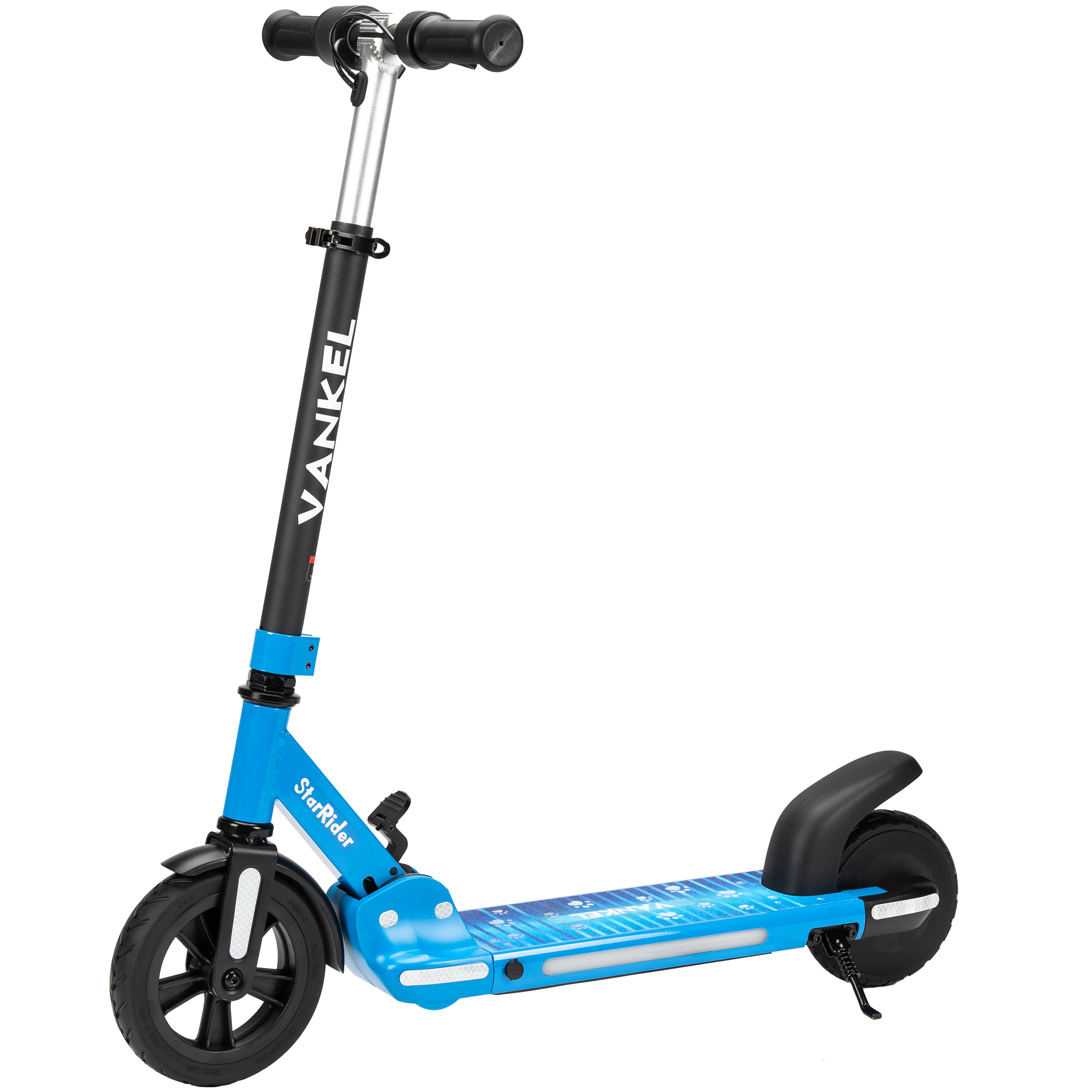 S01 Kinder-E-Scooter mit StarRider-Aufschrift, Blau, Ansicht 2