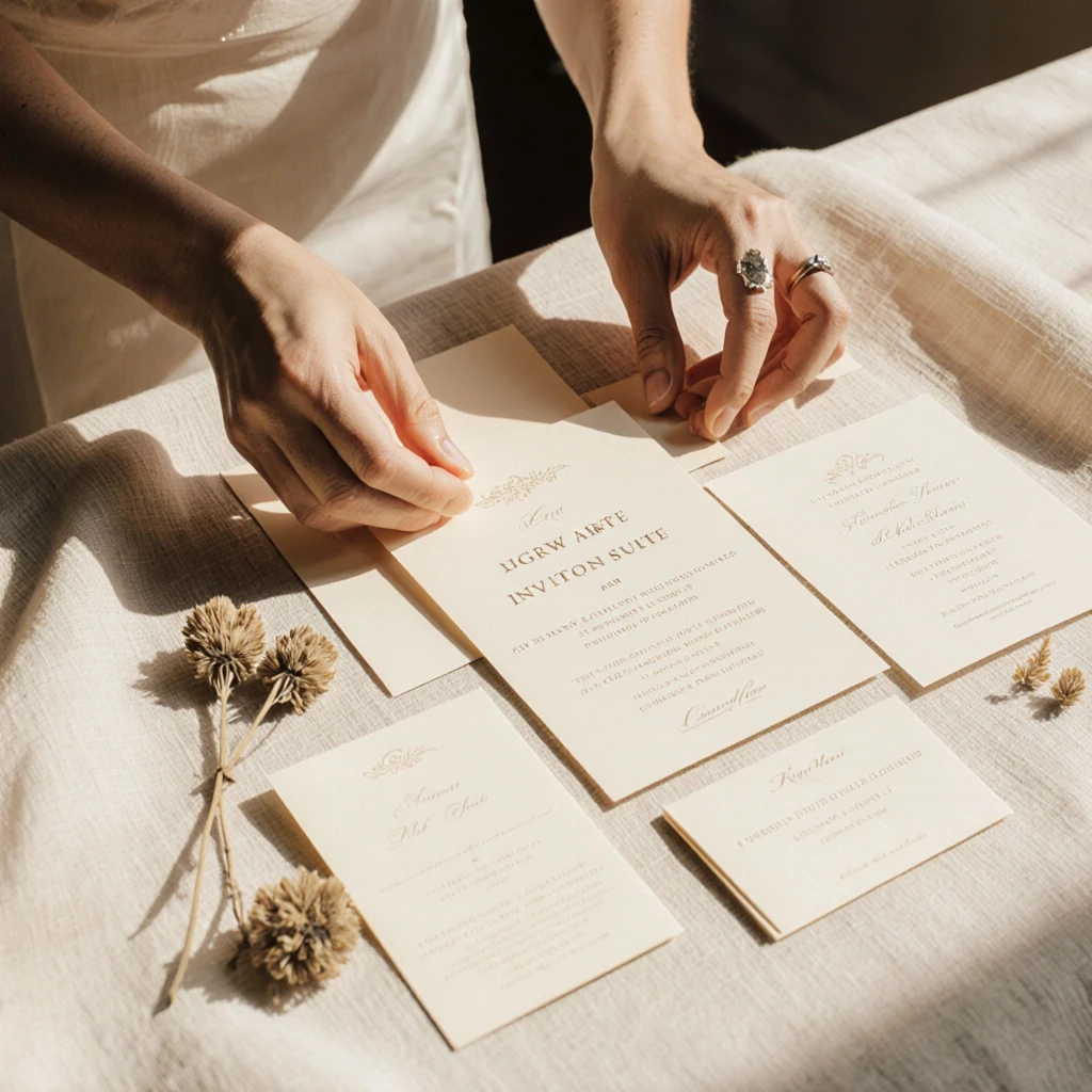 Wedding planning editorial