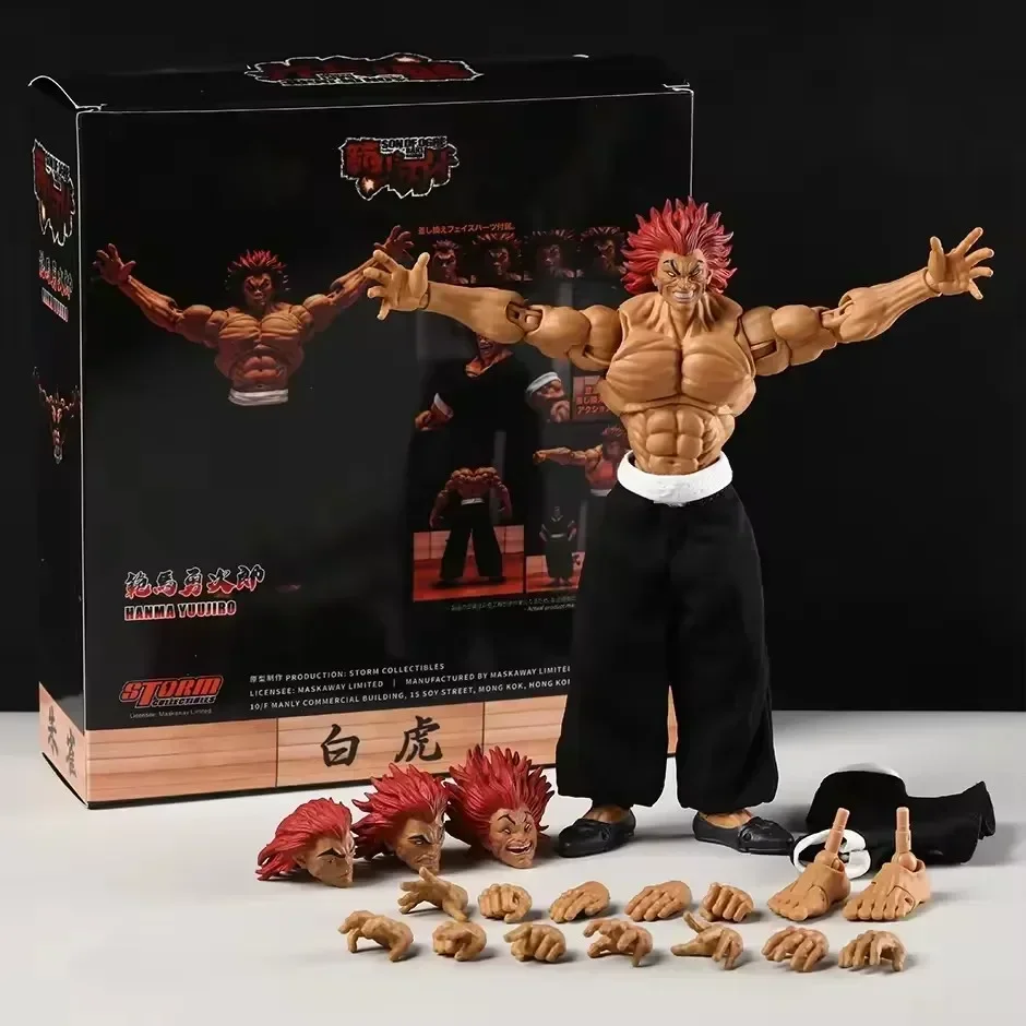 Hot Storm Toys ST 1/12 Hanma Yujiro Baki Hanma Action Figure Ko St Storm Toys Son Of Ogre Baki Hanma Model Toys Birthdays Gifts - hover