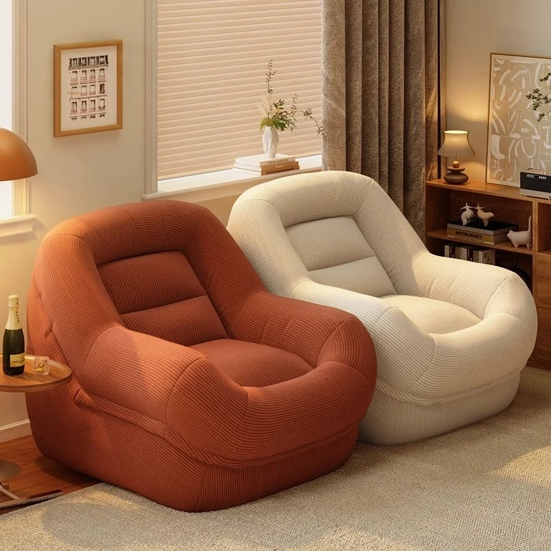 Tiltable French-style Vintage Single Chaise Lounge