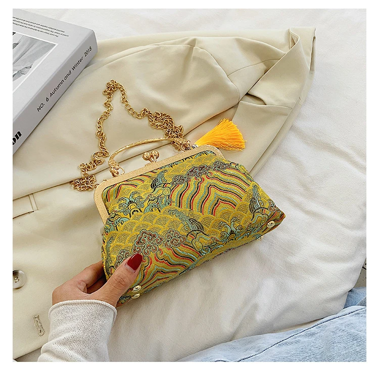 Chinese Style Embroidered Cheongsam Bag Women Chinese Hanfu