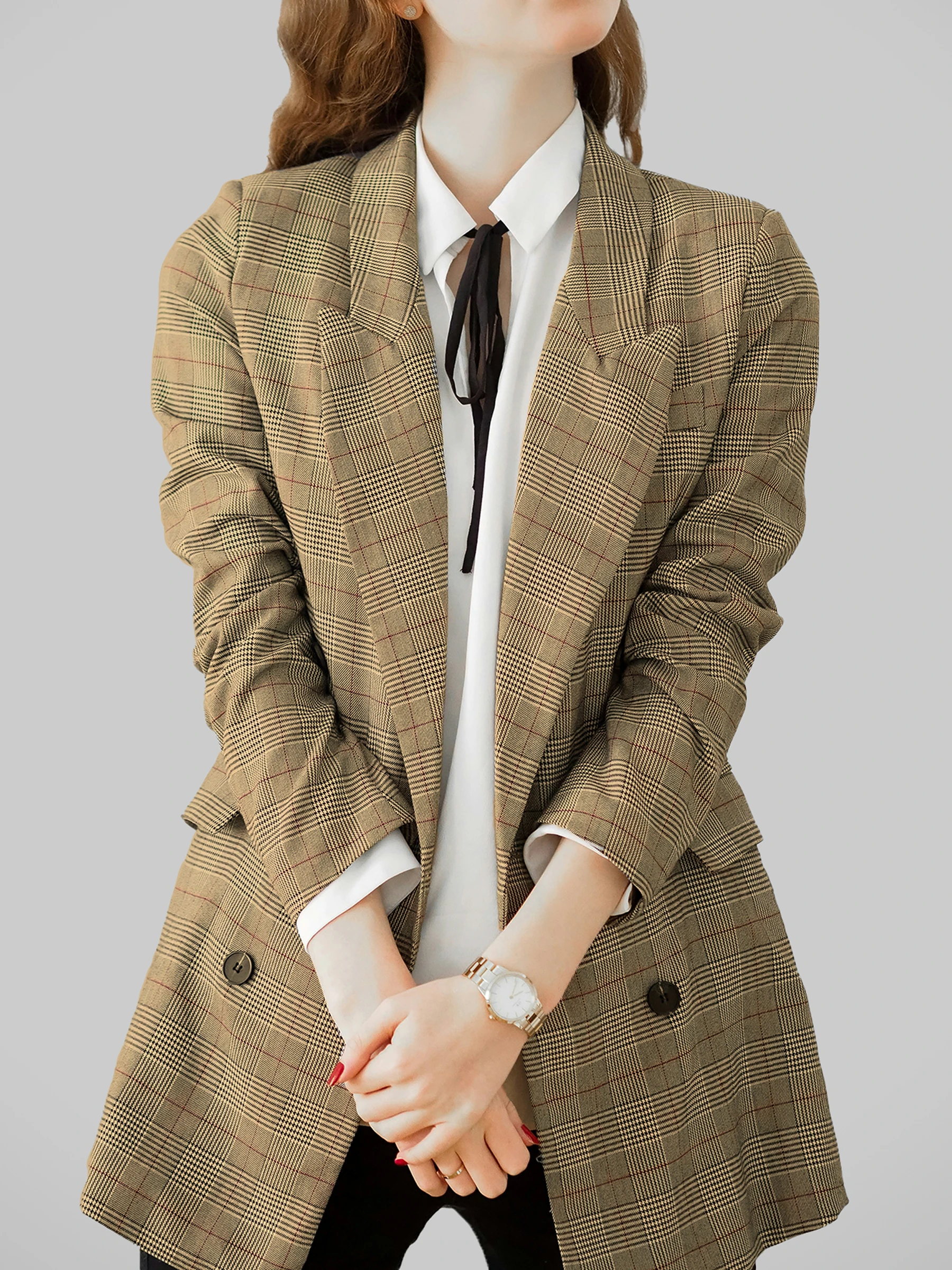 Women's long casual suit小图2.png