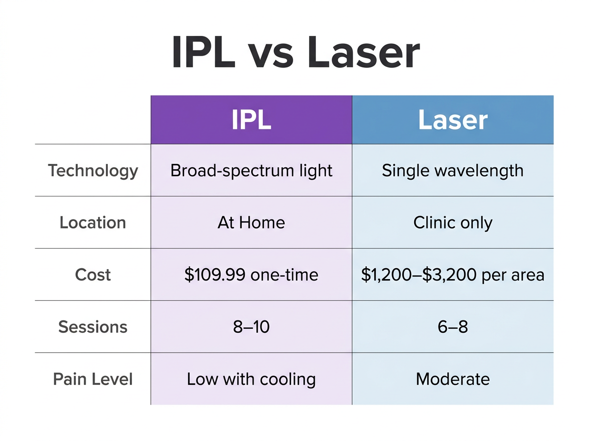 Ipl Intensity Levels IPL vs. Laser Hair Removal: What's the Actual Difference? – XSoul Official